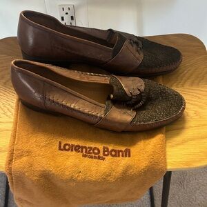 Lorenzo Banfi Women's Dark Brown Loafers